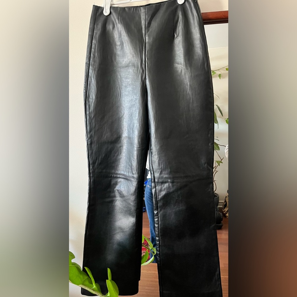 Wilfred faux leather ankle pants